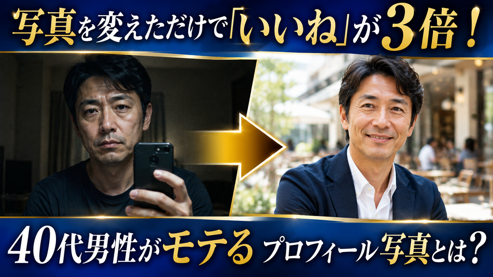 マッチングアプリのプロフィール写真で人生が変わる｜40代男性が「いいね」を増やす方法