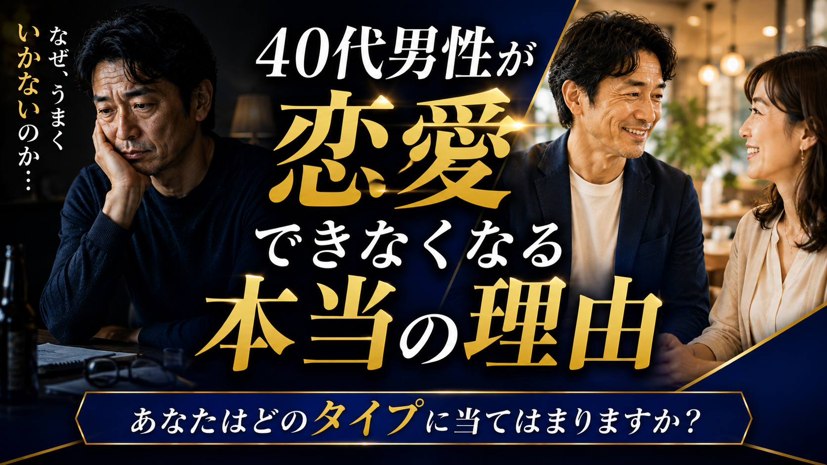 40代男性が恋愛できなくなる本当の理由